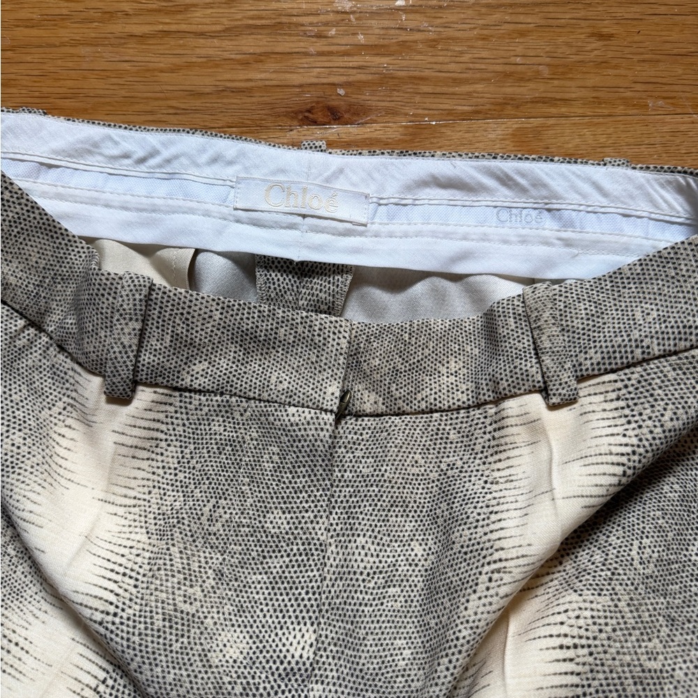 Chloe 2011 Snake Wide-Leg Pants - Picture 5 of 5